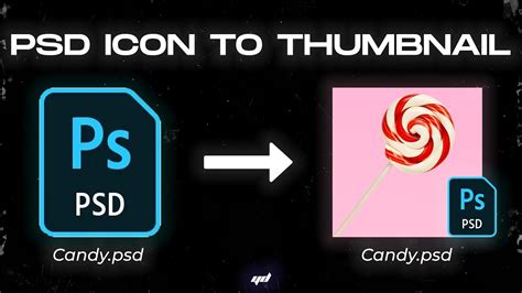Turn Photoshop Icons To Thumbnails Preview Psd Files Youtube