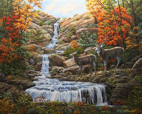 Crista Forests Animals And Art How To Paint A Waterfall Scene