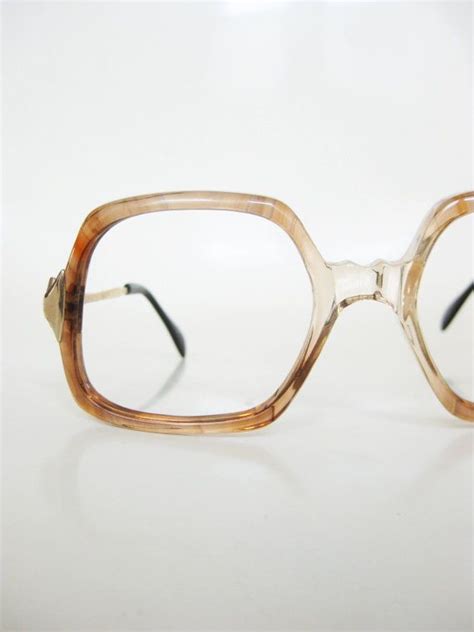 Vintage 1970s Boxy Eyeglasses Womens Deadstock Tortoiseshell Etsy