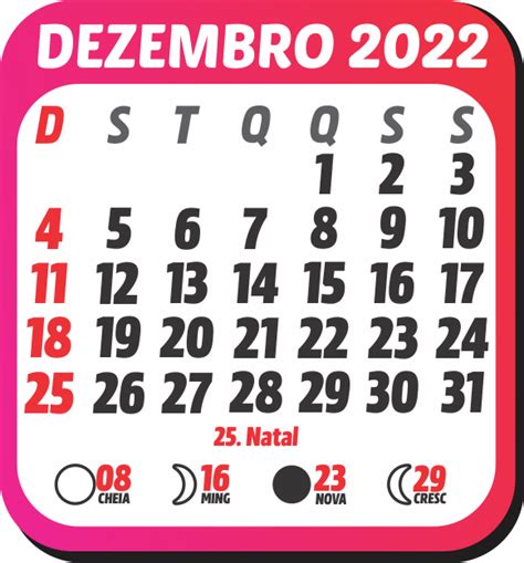 Calendário 2022 Dezembro Para Imprimir Calendário Com Feriados Calendários Gratuitos Calendário
