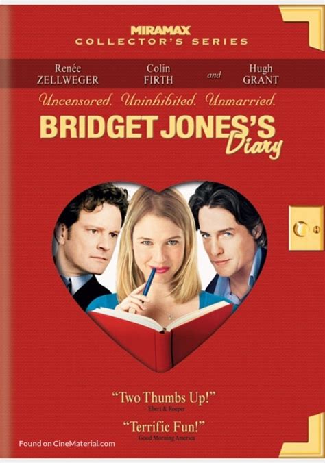 Bridget Jones S Diary 2001 Dvd Movie Cover