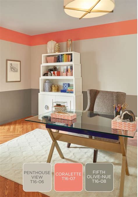 How to track your time at work. 13 Inspiring Home Office Paint Color Ideas - Home Office ...