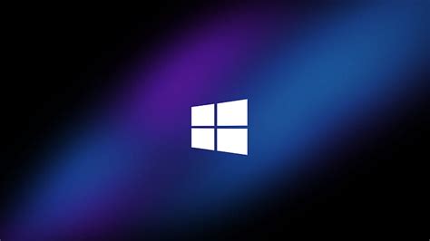 Hd Wallpaper Windows10 Dark Gradient Minimalism