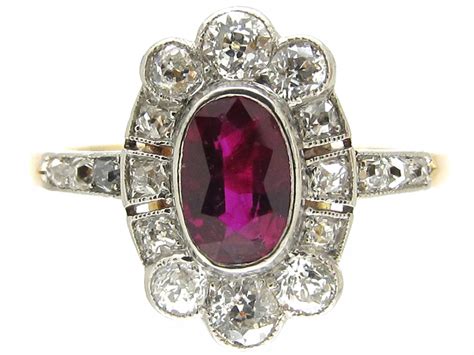 Check spelling or type a new query. Art Deco Ruby & Diamond Cluster Ring - The Antique ...