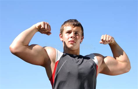 Flexing Biceps Stock Images Image 1502624