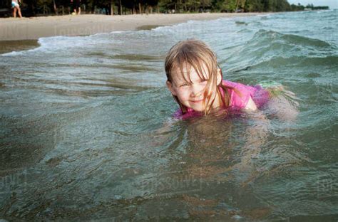 Girl Swimming Stock Photo Dissolve