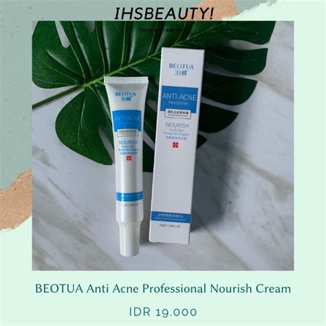 Jual BEOTUA Anti Acne Professional Nourish Cream Original Shopee Indonesia