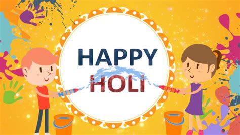 Happy Holi Animated Video Youtube
