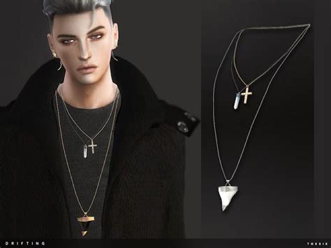 The Best Drifting Necklace By Toksik Sims 4 Piercings Sims 4 Sims