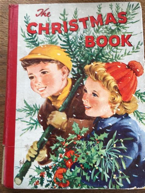 C1952 Edition The Christmas Book 1950s Childrens Annual Xmas Juvenile