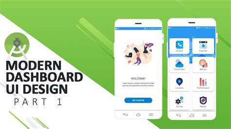 Modern Dashboard Ui Design Android Studio Tutorial Riset