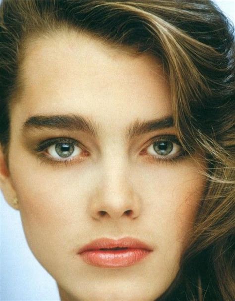 Brooke Shields ~ Ive Been Told Before That I Have Eyebrows Like Hers