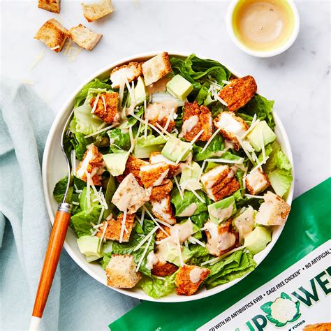 Most of the time a piece of grilled or blackened chicken or seafood will do. Super Simple Cluckin' Caesar Salad | Recipe in 2020 ...