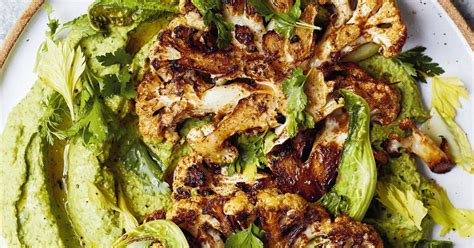 Place mushroom caps, gill side up, on a prepared baking sheet. Melissa Hemsley's Cauliflower Steaks | Vegan Recipe