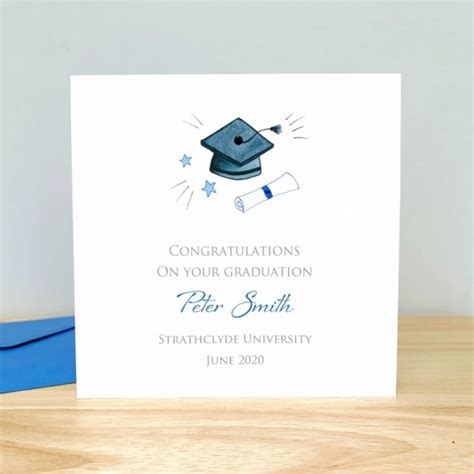 Handmade Personalised Graduation Card Just For Cards Greetings Cards