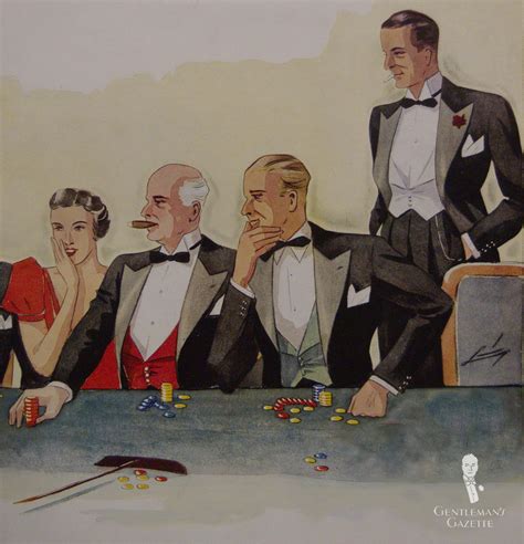 Black Tie And Tuxedos Explained With 1930s Fashion Illustrations