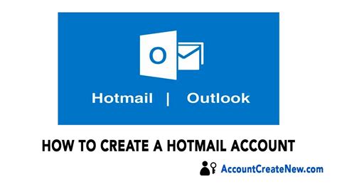 How To Create A New Hotmail Account 2018 Youtube