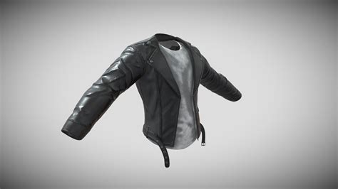 Leather Jacket Download Free 3d Model By Commissarhal Af54b2e