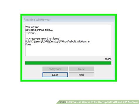 How To Use Winrar To Fix Corrupted Rar And Zip Archives 9 Steps