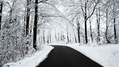 Snow Winter Nature Road Desktop Backgrounds Wallpapers