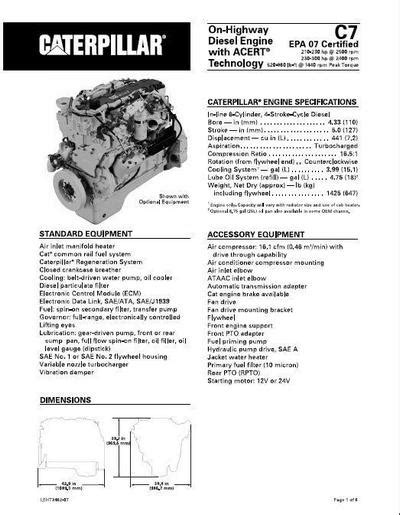 The top countries of supplier is china, from which the percentage of engine torque specs supply is 100% respectively. Caterpillar C7 engine specs, manuals and bolt torques