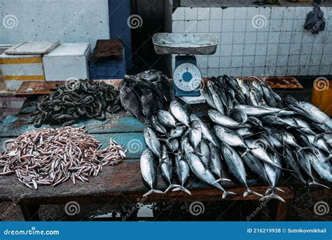 Sea Fish Market In Asia Street Market In Sri Lanka Fresh Fish Sales