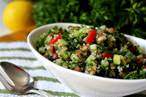 Traditional Tabouli Salad With Dried Mint