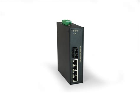 Levelone 5 Port Industrial Fast Ethernet Switch 1 Port Sc Multi Mode