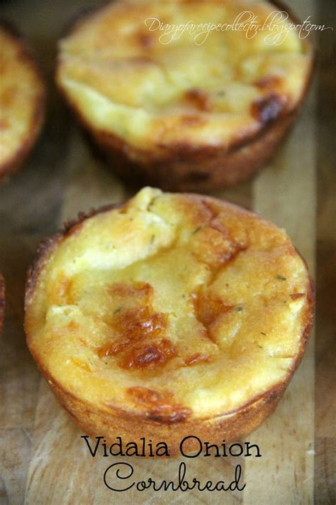 Bake for approximately 20 to 25 minutes. Vidalia Onion Cornbread Muffins - Diary of A Recipe Collector