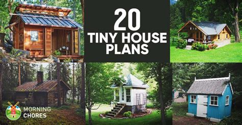 The best small house floor plans. 20 Free DIY Tiny House Plans to Help You Live the Small ...
