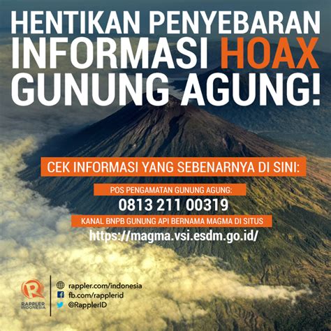 Bnpb Oknum Tertentu Sengaja Buat Informasi Hoax Mengenai