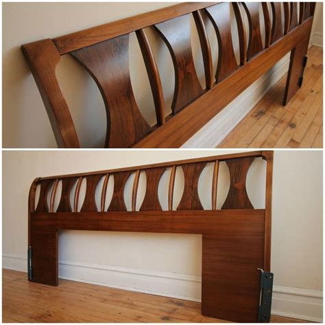 Its wide, rectangular design is constructed of manufactured wood with a durable,. Pecan wood headboard | Mid century headboard, Mid century modern kitchen, Mid century modern ...
