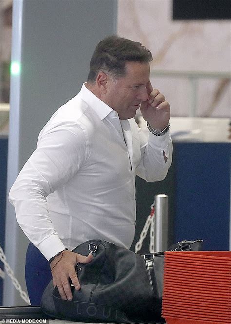 Exhausted Karl Stefanovic Arrives Back In Sydney As His Friendship With Michael Clarke Is ‘done