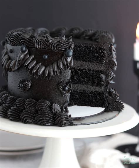 A Spooky Black Velvet Cake Recipe For Halloween Sugar And Sparrow