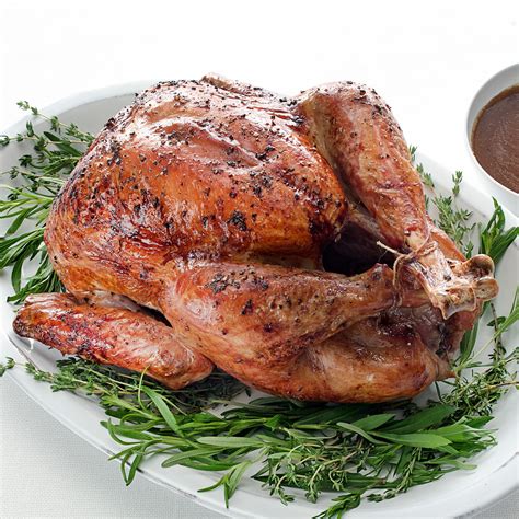Roasted Turkey With Black Truffle Butter And Cognac Gravy Recipe