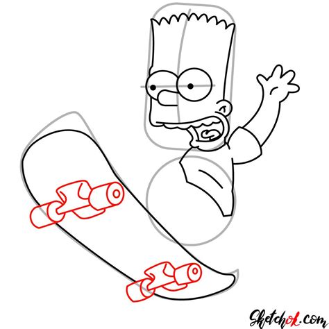 Bart Simpson Drawing Step By Step Warehouse Of Ideas