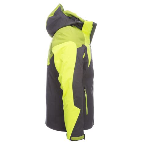 Spyder Vyper Ski Jacket Men Polar Grey Bryte Yellow Theory Green