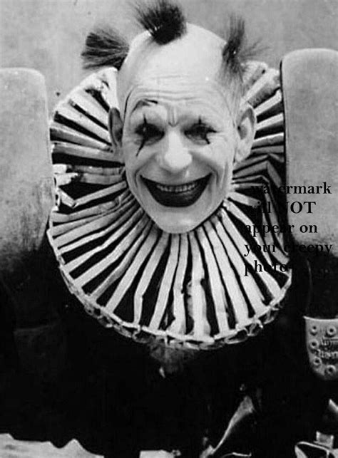 4x6 Scary Vintage Creepy Clown Photo Circus Freak Strange Etsy Uk
