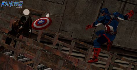 Captain America Vs Hydra Supreme By Wolfblade111 On Deviantart