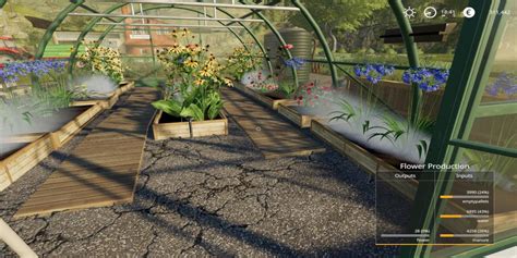 Мод Flower Production для Farming Simulator 2019