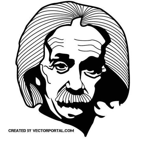 Physicist Albert Einstein Royalty Free Stock Svg Vector And Clip Art