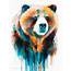 Grizzly Bear Watercolor Painting Print By Slaveika Aladjova  Etsy