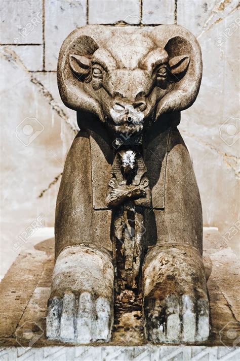 Egyptian Ram The Ram Is The Creature That Represents Amun Ra God Of