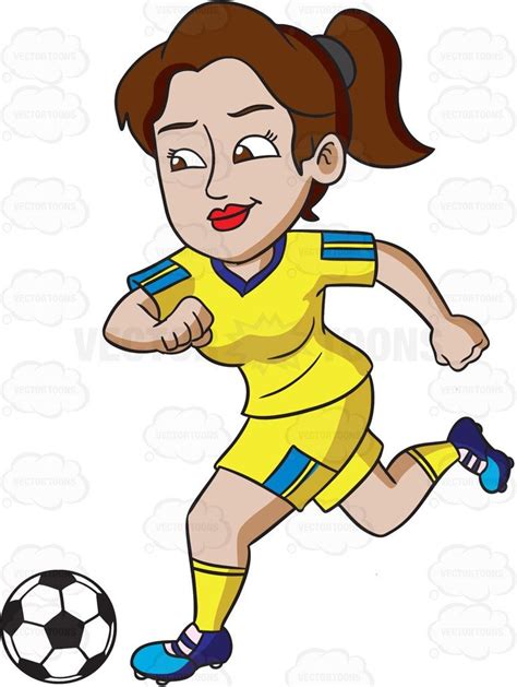 A Female Athlete Smiles While Kicking A Soccer Ball | Female athletes, Female athletes quotes ...