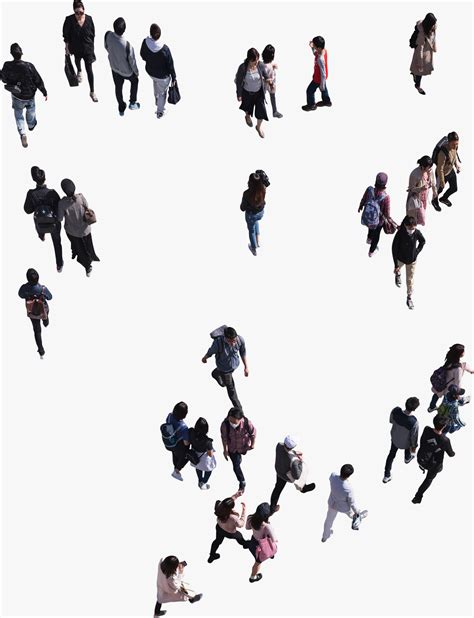 Asian People Aerial View PNG | People png, Architecture people, People cutout