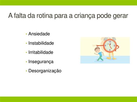 Importancia Da Rotina Infantil