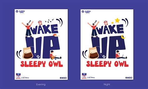 Sleepy Owl Coffee On Behance