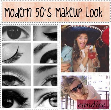 Modern 50s Look And♥ By The Amazing Tip Chickas On Polyvore 50s Makeup 50s Look Makeup Looks