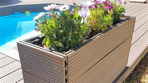 Easy Diy Planter Flower Box From Recycled Composite Decking Youtube