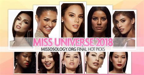 Miss Universe 2018 Final Hot Picks Missosology